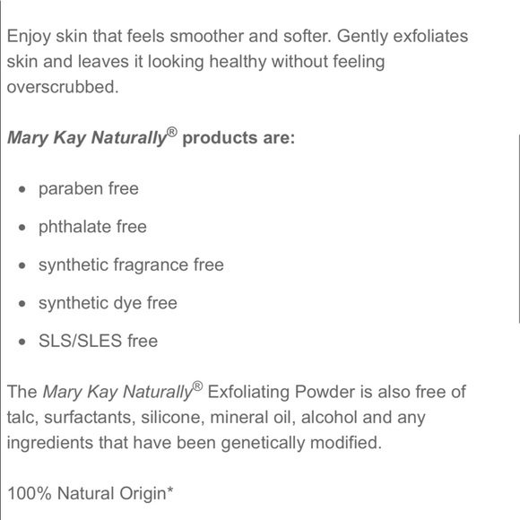 Mary Kay Naturally Exfoliating Powder - Picture 4 of 4